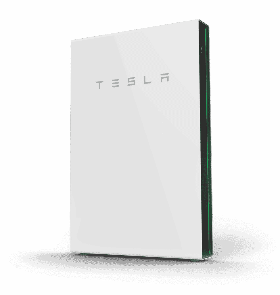 Tesla Powerwall on a white background, provided by Sunrays Power