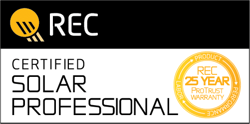 REC Certified Solar Professional logo badge